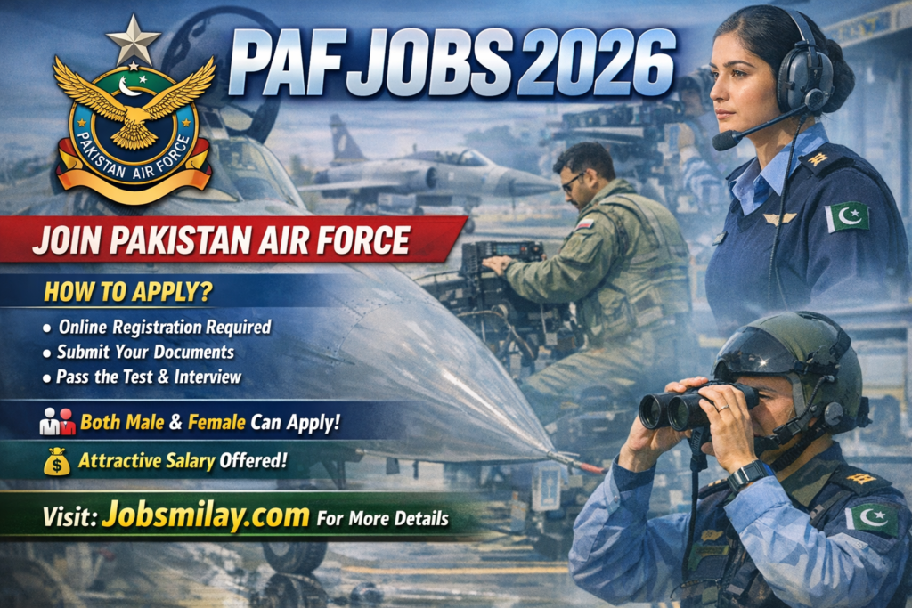 PAF Jobs 2026 Online Apply – Latest Advertisement and Complete Guide