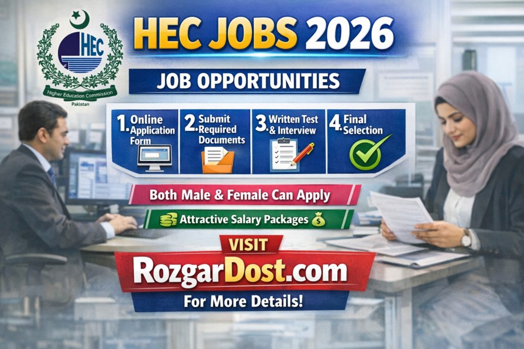 HEC Jobs 2026 – Online Apply Now | Higher Education commission Vacancies