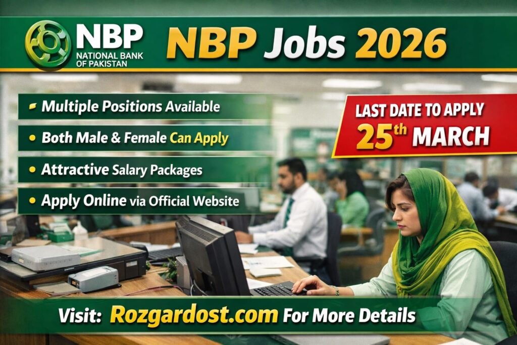 NBP Jobs 2026 – National Bank of Pakistan Online Apply | Latest Advertisement