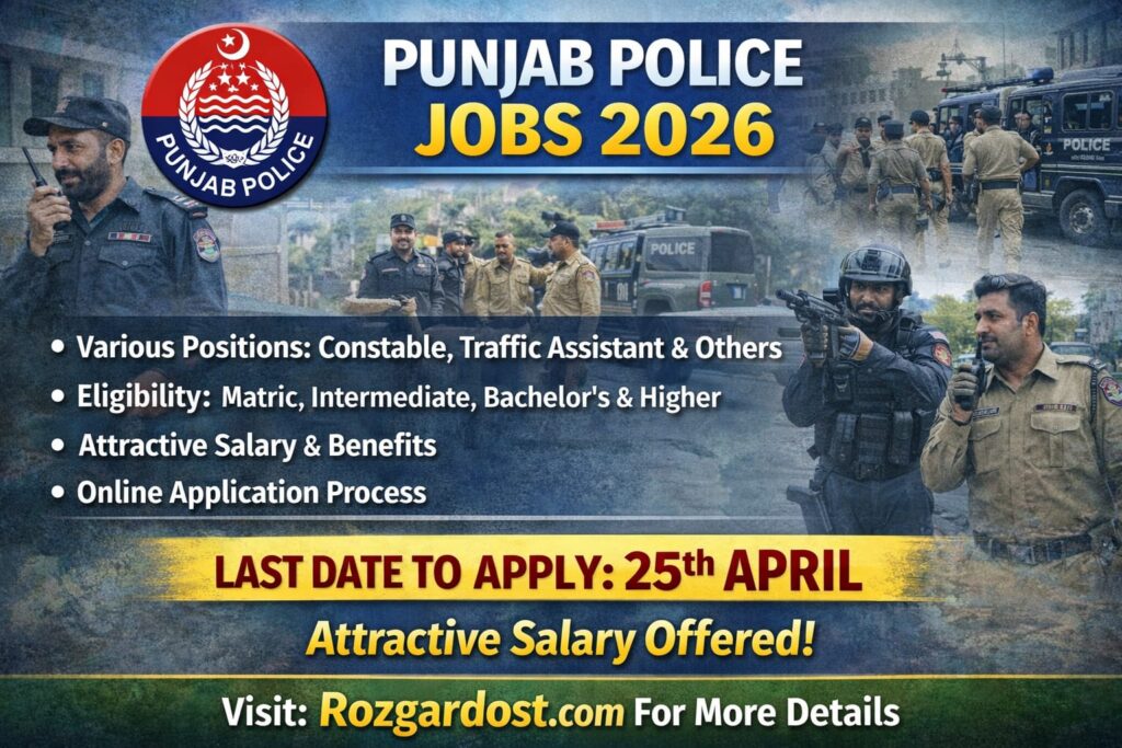 Punjab Police Jobs 2026 – Online Apply | Latest Punjab Police Advertisement 2026 – Online Apply | Latest Punjab Police Advertisement