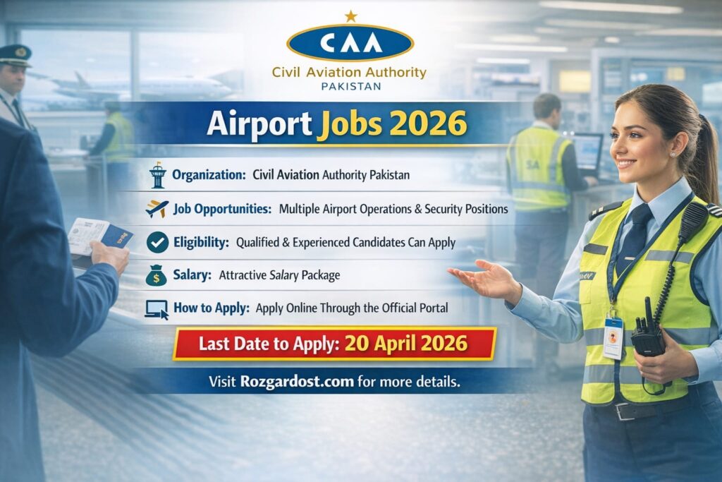 Airport Jobs 2026 – Online Apply | Latest Airport Security Force Advertisement